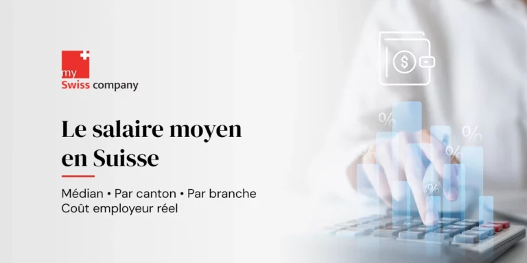 Salaire moyen en Suisse : le salaire médian, par canton, par branche et son coût employeur
